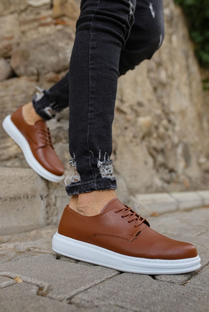 CH003 Pelle Classica Erkek Günlük Bağcıklı Cilt Klasik Ayakkabı CBT - Taba CH003 Pelle Classica Erkek Günlük Bağcıklı Cilt Klasik Ayakkabı CBT - Taba