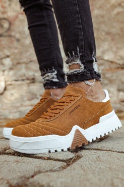 CH037 Francis Erkek Günlük Bağcıklı Süet Spor Sneaker Ayakkabı SBT - Taba CH037 Francis Erkek Günlük Bağcıklı Süet Spor Sneaker Ayakkabı SBT - Taba