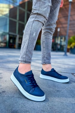 CH043 Cowien Erkek Günlük Bağcıklı Cilt Spor Sneaker Ayakkabı CBT - Lacivert CH043 Cowien Erkek Günlük Bağcıklı Cilt Spor Sneaker Ayakkabı CBT - Lacivert
