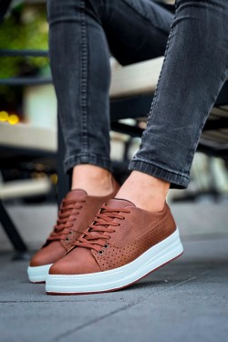 CH043 Cowien Erkek Günlük Bağcıklı Cilt Spor Sneaker Ayakkabı CBT - Taba CH043 Cowien Erkek Günlük Bağcıklı Cilt Spor Sneaker Ayakkabı CBT - Taba