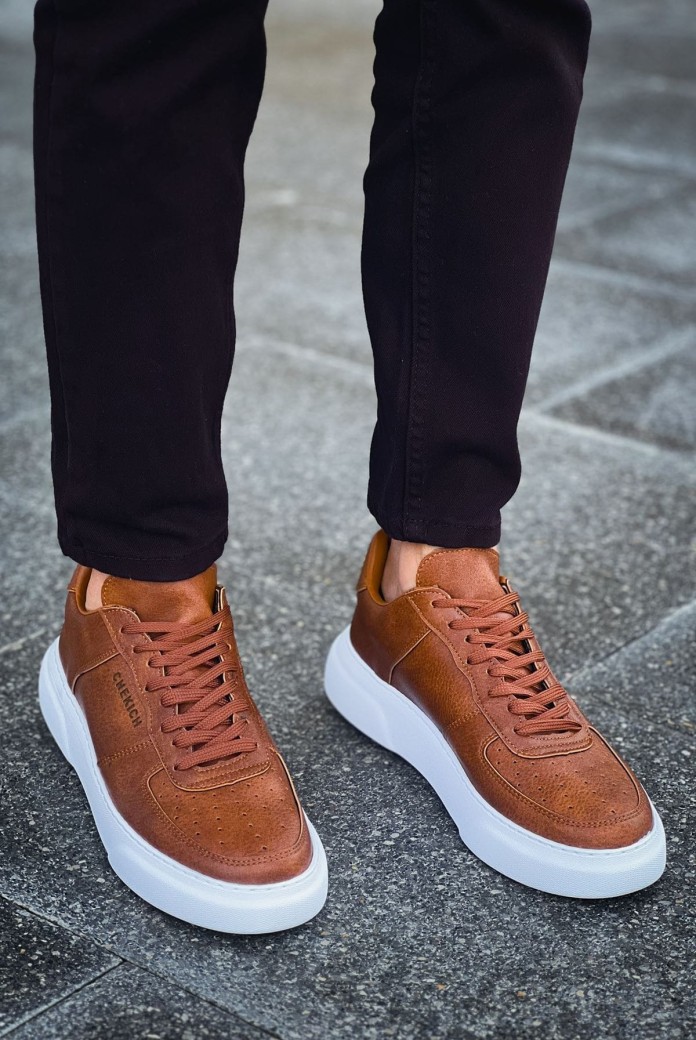 CH087 Kenton Erkek Günlük Bağcıklı Cilt Spor Sneaker Ayakkabı CBT - Taba CH087 Kenton Erkek Günlük Bağcıklı Cilt Spor Sneaker Ayakkabı CBT - Taba