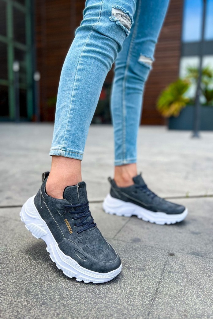 CH089 Low Top Lace Up Erkek Günlük Bağcıklı Cilt Spor Sneaker Ayakkabı CBT - Antrasit CH089 Low Top Lace Up Erkek Günlük Bağcıklı Cilt Spor Sneaker Ayakkabı CBT - Antrasit