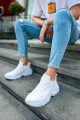 CH089 Low Top Lace Up Erkek Günlük Bağcıklı Cilt Spor Sneaker Ayakkabı CBT - Beyaz CH089 Low Top Lace Up Erkek Günlük Bağcıklı Cilt Spor Sneaker Ayakkabı CBT - Beyaz