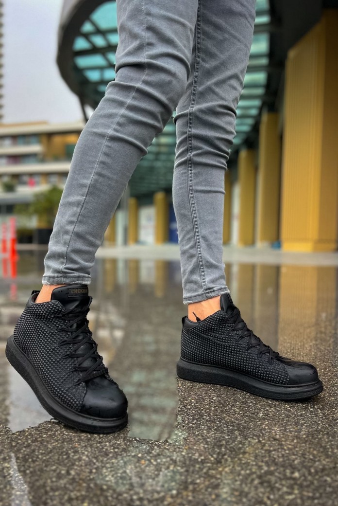 CH111 Milano Erkek Spor Günlük Bağcıklı Cilt Bot CST - Siyah CH111 Milano Erkek Spor Günlük Bağcıklı Cilt Bot CST - Siyah