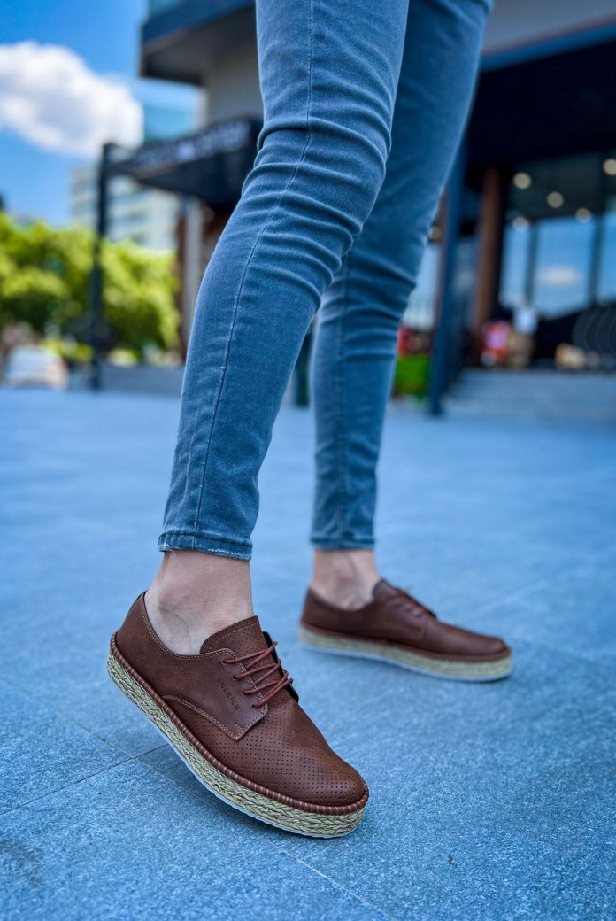 CH117 Stamina Nuova Erkek Günlük Bağcıklı Hasır Taban Cilt Klasik Ayakkabı CHT - Taba CH117 Stamina Nuova Erkek Günlük Bağcıklı Hasır Taban Cilt Klasik Ayakkabı CHT - Taba