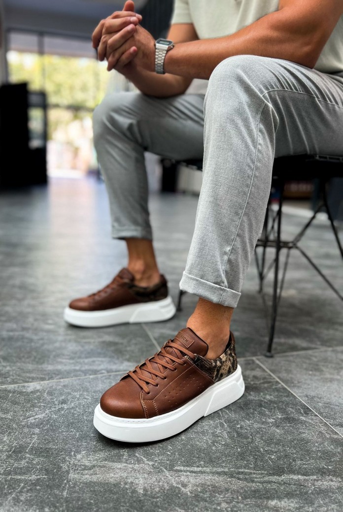 CH145 Sauerbergg Erkek Günlük Bağcıklı Cilt Spor Sneaker Ayakkabı CBT - Taba CH145 Sauerbergg Erkek Günlük Bağcıklı Cilt Spor Sneaker Ayakkabı CBT - Taba