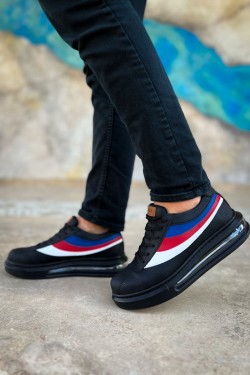 CH171 Ariaso Erkek Günlük Bağcıklı Cilt Spor Sneaker Ayakkabı CST - Siyah CH171 Ariaso Erkek Günlük Bağcıklı Cilt Spor Sneaker Ayakkabı CST - Siyah