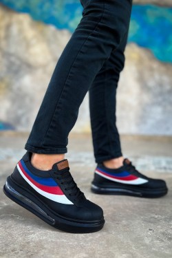 CH171 Ariaso Erkek Günlük Bağcıklı Cilt Spor Sneaker Ayakkabı CST - Siyah CH171 Ariaso Erkek Günlük Bağcıklı Cilt Spor Sneaker Ayakkabı CST - Siyah
