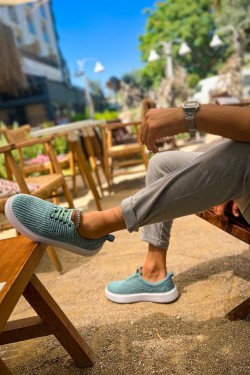 CH173 Velluto Erkek Günlük Bağcıklı Kadife Kumaş Spor Sneaker Ayakkabı KKBT - Yeşil CH173 Velluto Erkek Günlük Bağcıklı Kadife Kumaş Spor Sneaker Ayakkabı KKBT - Yeşil