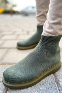 CH207 Maglieria-T Erkek Günlük Bağcıksız Triko Spor Sneaker Ayakkabı THT - Haki CH207 Maglieria-T Erkek Günlük Bağcıksız Triko Spor Sneaker Ayakkabı THT - Haki