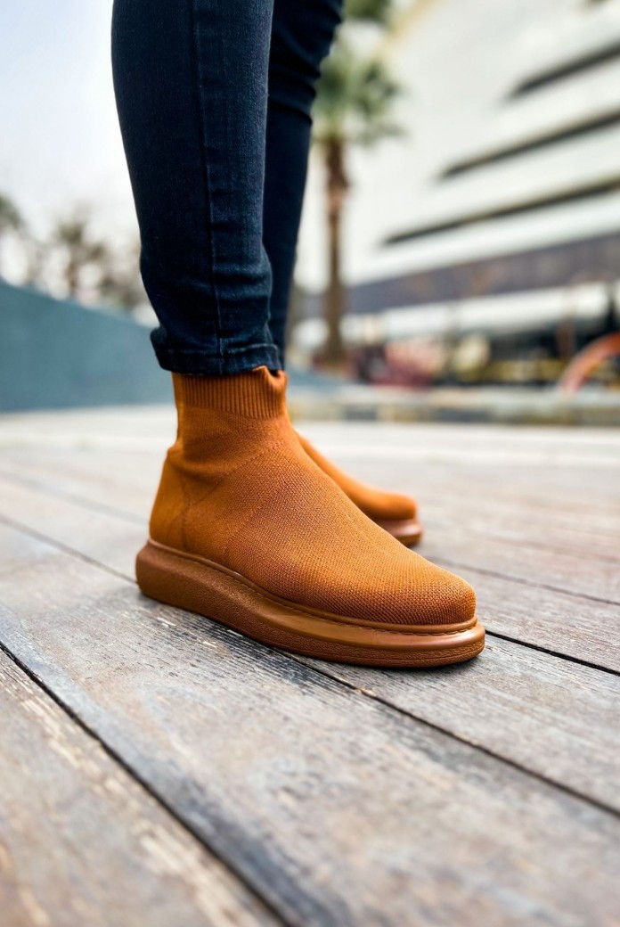 CH207 Maglieria-T Erkek Günlük Bağcıksız Triko Spor Sneaker Ayakkabı TTT - Taba CH207 Maglieria-T Erkek Günlük Bağcıksız Triko Spor Sneaker Ayakkabı TTT - Taba