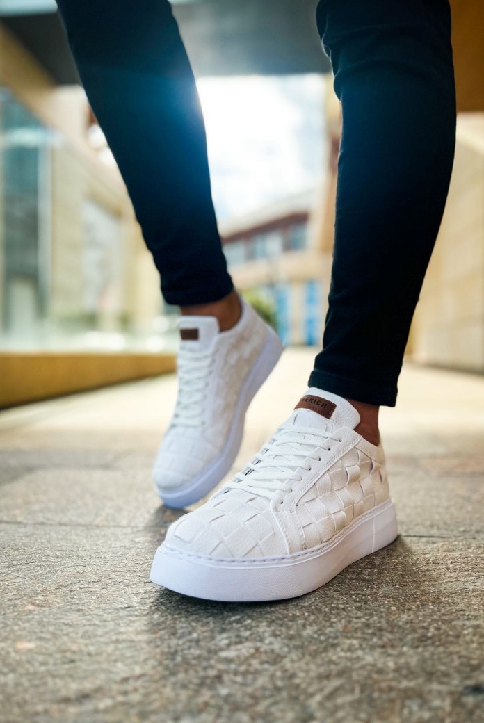 CH209 Vimini Erkek Günlük Bağcıklı Cilt Spor Sneaker Ayakkabı CBT - Beyaz CH209 Vimini Erkek Günlük Bağcıklı Cilt Spor Sneaker Ayakkabı CBT - Beyaz