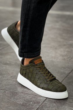 CH209 Vimini Erkek Günlük Bağcıklı Cilt Spor Sneaker Ayakkabı CBT - Haki CH209 Vimini Erkek Günlük Bağcıklı Cilt Spor Sneaker Ayakkabı CBT - Haki