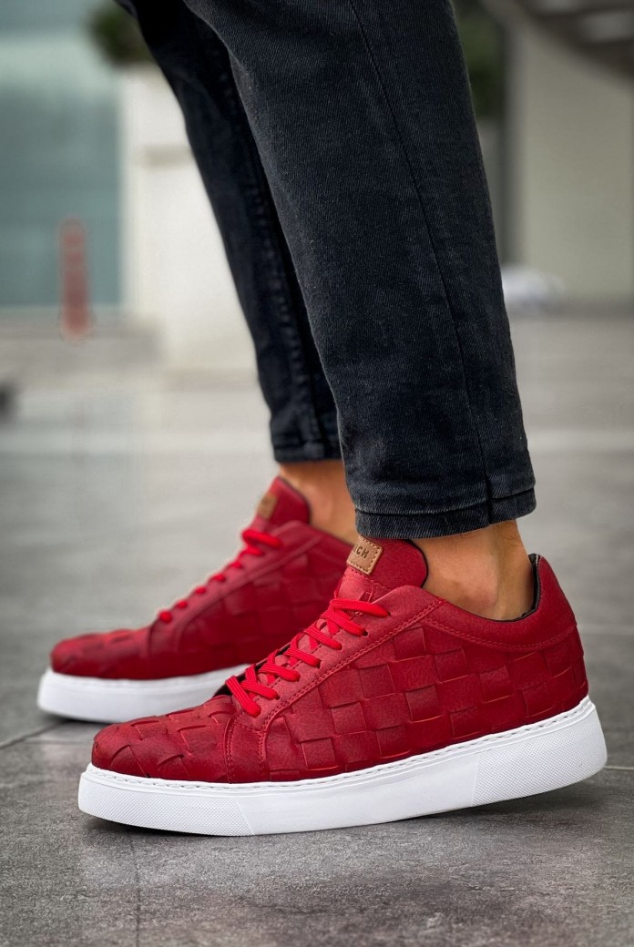 CH209 Vimini Erkek Günlük Bağcıklı Cilt Spor Sneaker Ayakkabı CBT - Kırmızı CH209 Vimini Erkek Günlük Bağcıklı Cilt Spor Sneaker Ayakkabı CBT - Kırmızı