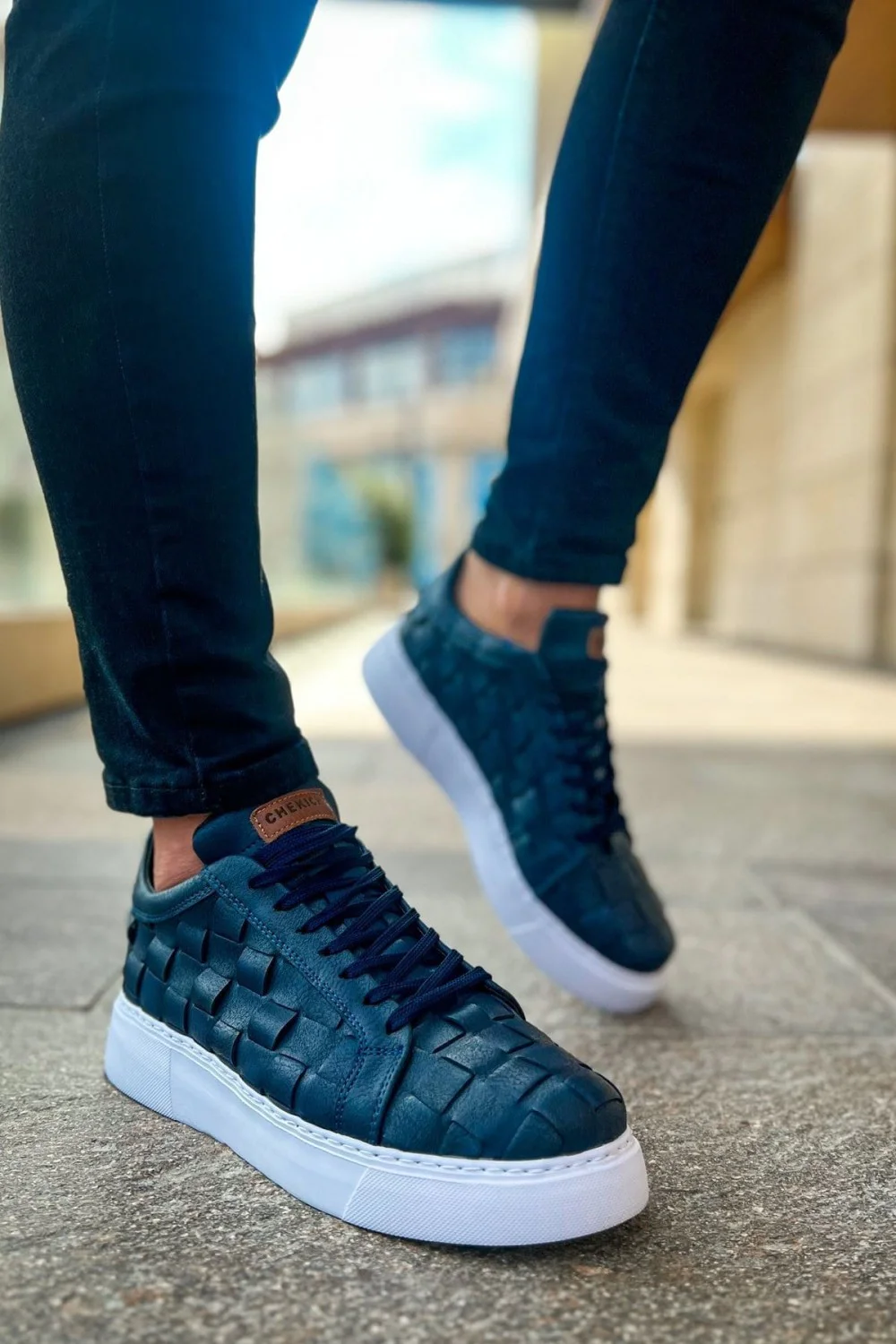 CH209 Vimini Erkek Günlük Bağcıklı Cilt Spor Sneaker Ayakkabı CBT - Lacivert CH209 Vimini Erkek Günlük Bağcıklı Cilt Spor Sneaker Ayakkabı CBT - Lacivert