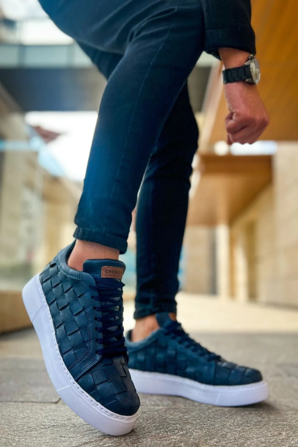 CH209 Vimini Erkek Günlük Bağcıklı Cilt Spor Sneaker Ayakkabı CBT - Lacivert CH209 Vimini Erkek Günlük Bağcıklı Cilt Spor Sneaker Ayakkabı CBT - Lacivert