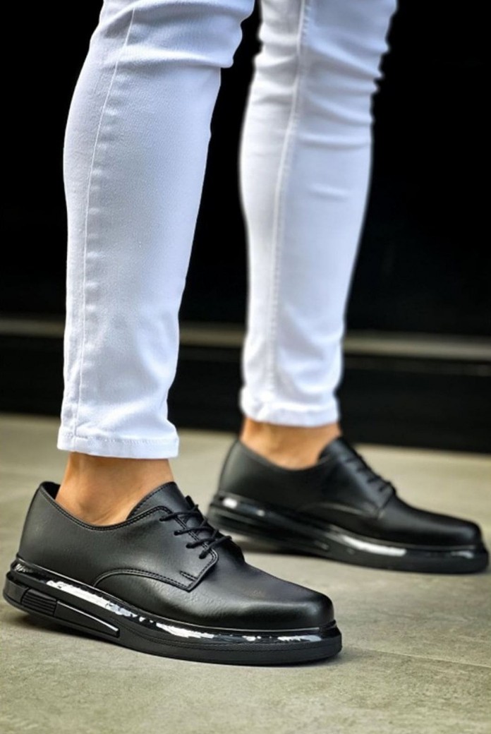 CH2403 Clasico Erkek Günlük Bağcıklı Cilt Klasik Ayakkabı CST - Siyah CH2403 Clasico Erkek Günlük Bağcıklı Cilt Klasik Ayakkabı CST - Siyah