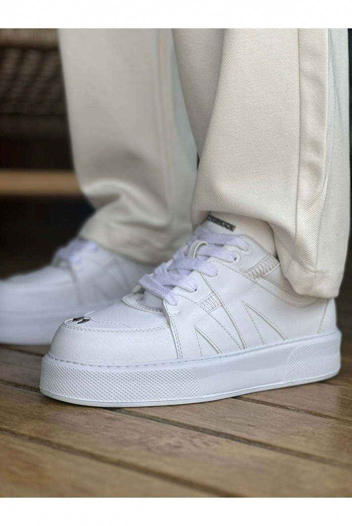 CH2407 Star-X Erkek Günlük Bağcıklı Cilt Spor Sneaker Ayakkabı CBT - Beyaz CH2407 Star-X Erkek Günlük Bağcıklı Cilt Spor Sneaker Ayakkabı CBT - Beyaz