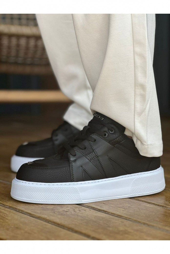 CH2407 Star-X Erkek Günlük Bağcıklı Cilt Spor Sneaker Ayakkabı CBT - Siyah CH2407 Star-X Erkek Günlük Bağcıklı Cilt Spor Sneaker Ayakkabı CBT - Siyah