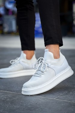 CH2408 Fusion Erkek Günlük Bağcıklı Triko Spor Sneaker Ayakkabı TBT - Beyaz CH2408 Fusion Erkek Günlük Bağcıklı Triko Spor Sneaker Ayakkabı TBT - Beyaz