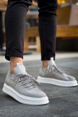 CH2408 Fusion Erkek Günlük Bağcıklı Triko Spor Sneaker Ayakkabı TBT - Gri CH2408 Fusion Erkek Günlük Bağcıklı Triko Spor Sneaker Ayakkabı TBT - Gri