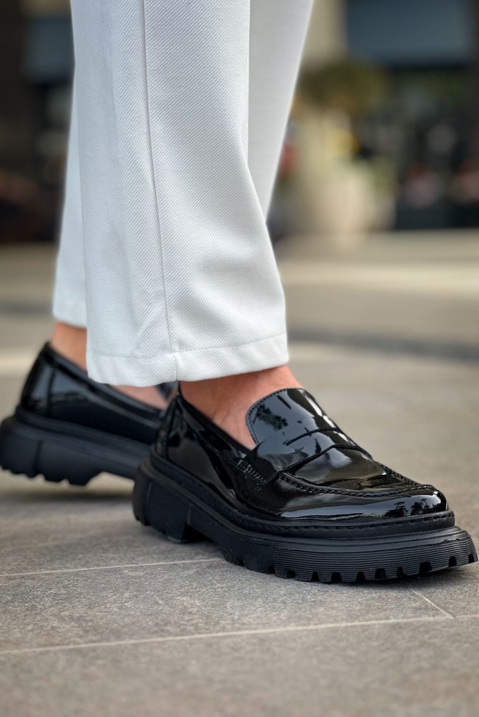 CH2417 Lavoric Erkek Günlük Bağcıksız Rugan Klasik Ayakkabı RST - Siyah CH2417 Lavoric Erkek Günlük Bağcıksız Rugan Klasik Ayakkabı RST - Siyah