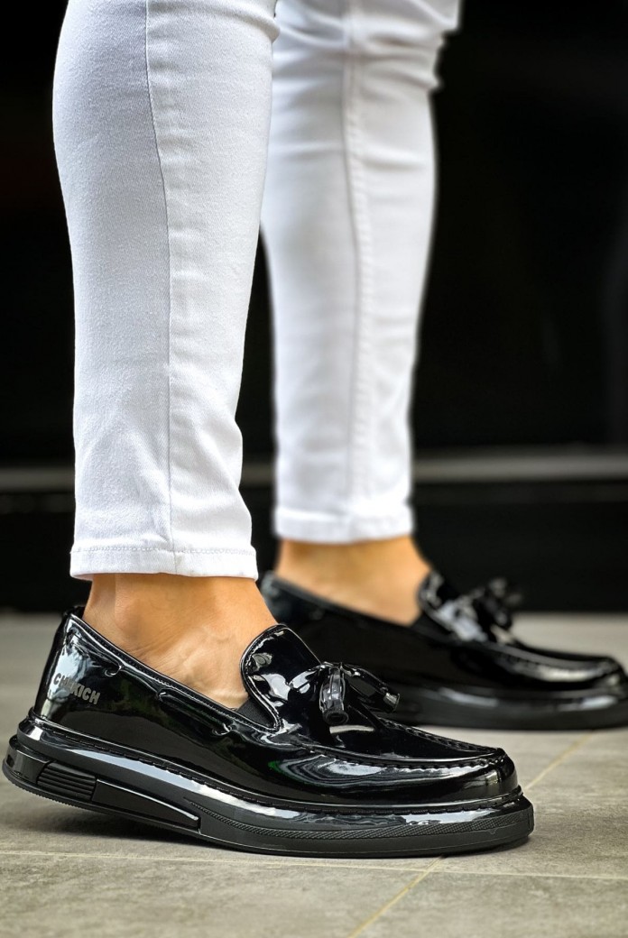 CH2427 Loafer-Xx Erkek Günlük Bağcıksız Corcik Rugan Klasik Ayakkabı RST - Siyah CH2427 Loafer-Xx Erkek Günlük Bağcıksız Corcik Rugan Klasik Ayakkabı RST - Siyah
