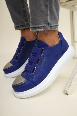 CH251 Mirror Erkek Günlük Lastikli Cilt Spor Sneaker Ayakkabı CBT - Mavi CH251 Mirror Erkek Günlük Lastikli Cilt Spor Sneaker Ayakkabı CBT - Mavi