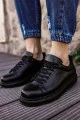 CH257 Estrellas Erkek Günlük Bağcıklı Cilt Spor Sneaker Ayakkabı CST - Siyah CH257 Estrellas Erkek Günlük Bağcıklı Cilt Spor Sneaker Ayakkabı CST - Siyah