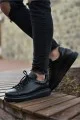 CH257 Estrellas Erkek Günlük Bağcıklı Cilt Spor Sneaker Ayakkabı CST - Siyah CH257 Estrellas Erkek Günlük Bağcıklı Cilt Spor Sneaker Ayakkabı CST - Siyah