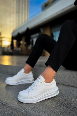 CH271 Ariaso Erkek Günlük Bağcıklı Cilt Spor Sneaker Ayakkabı CBT - Beyaz CH271 Ariaso Erkek Günlük Bağcıklı Cilt Spor Sneaker Ayakkabı CBT - Beyaz