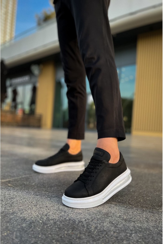 CH271 Ariaso Erkek Günlük Bağcıklı Cilt Spor Sneaker Ayakkabı CBT - Siyah CH271 Ariaso Erkek Günlük Bağcıklı Cilt Spor Sneaker Ayakkabı CBT - Siyah