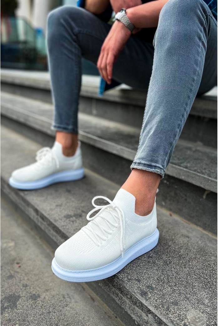 CH307 Tricot Erkek Günlük Bağcıklı Triko Spor Sneaker Ayakkabı TBT - Beyaz CH307 Tricot Erkek Günlük Bağcıklı Triko Spor Sneaker Ayakkabı TBT - Beyaz