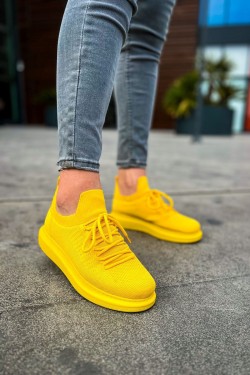 CH307 Tricot Erkek Günlük Bağcıklı Triko Spor Sneaker Ayakkabı TST - Sarı CH307 Tricot Erkek Günlük Bağcıklı Triko Spor Sneaker Ayakkabı TST - Sarı