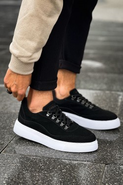 CH319 Stamina Erkek Günlük Bağcıklı Süet Spor Sneaker Ayakkabı SBT - Siyah CH319 Stamina Erkek Günlük Bağcıklı Süet Spor Sneaker Ayakkabı SBT - Siyah