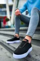 CH413 Crew Erkek Günlük Bağcıklı Triko Spor Sneaker Ayakkabı TBT - Siyah CH413 Crew Erkek Günlük Bağcıklı Triko Spor Sneaker Ayakkabı TBT - Siyah