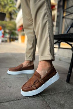 CH417 Mancini Erkek Günlük Bağcıksız Cilt Klasik Ayakkabı CBT - Taba CH417 Mancini Erkek Günlük Bağcıksız Cilt Klasik Ayakkabı CBT - Taba