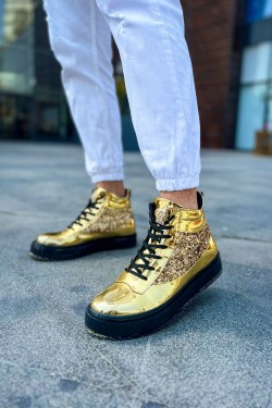 CH973 Majesty Erkek Spor Günlük Bağcıklı Rugan Bot RST - Gold CH973 Majesty Erkek Spor Günlük Bağcıklı Rugan Bot RST - Gold