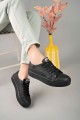 CH983 Tennis Erkek Günlük Bağcıklı Cilt Spor Sneaker Ayakkabı CST - Siyah CH983 Tennis Erkek Günlük Bağcıklı Cilt Spor Sneaker Ayakkabı CST - Siyah