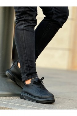 CH987 Second Edition Erkek Günlük Bağcıklı Cilt Spor Sneaker Ayakkabı CST - Siyah CH987 Second Edition Erkek Günlük Bağcıklı Cilt Spor Sneaker Ayakkabı CST - Siyah