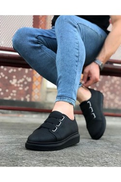 JY026 Astor Erkek Günlük Lastikli Cilt Spor Sneaker Ayakkabı CST - Siyah JY026 Astor Erkek Günlük Lastikli Cilt Spor Sneaker Ayakkabı CST - Siyah