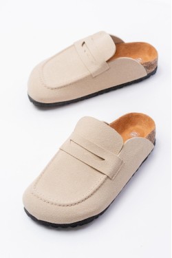 JY0456 Rayn Bağcıksız Hakiki Süet Deri Erkek Günlük Mantar Taban Loafer Klasik Ayakkabı HDMT - Krem JY0456 Rayn Bağcıksız Hakiki Süet Deri Erkek Günlük Mantar Taban Loafer Klasik Ayakkabı HDMT - Krem
