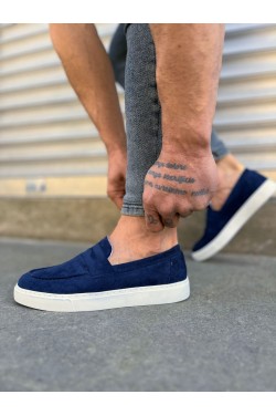 JY180 Estilo X Bağcıksız Süet Erkek Günlük Spor Klasik Ayakkabı SBT - Lacivert JY180 Estilo X Bağcıksız Süet Erkek Günlük Spor Klasik Ayakkabı SBT - Lacivert