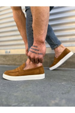 JY180 Estilo X Bağcıksız Süet Erkek Günlük Spor Klasik Ayakkabı SBT - Taba JY180 Estilo X Bağcıksız Süet Erkek Günlük Spor Klasik Ayakkabı SBT - Taba