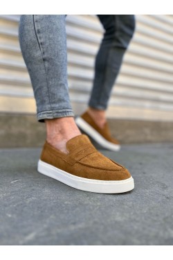 JY180 Estilo X Bağcıksız Süet Erkek Günlük Spor Klasik Ayakkabı SBT - Taba JY180 Estilo X Bağcıksız Süet Erkek Günlük Spor Klasik Ayakkabı SBT - Taba