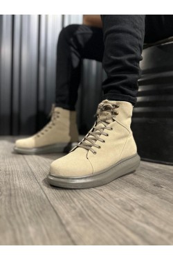 KN-B080 Erkek Spor Günlük Bağcıklı Süet Bot SVT - Vizon KN-B080 Erkek Spor Günlük Bağcıklı Süet Bot SVT - Vizon