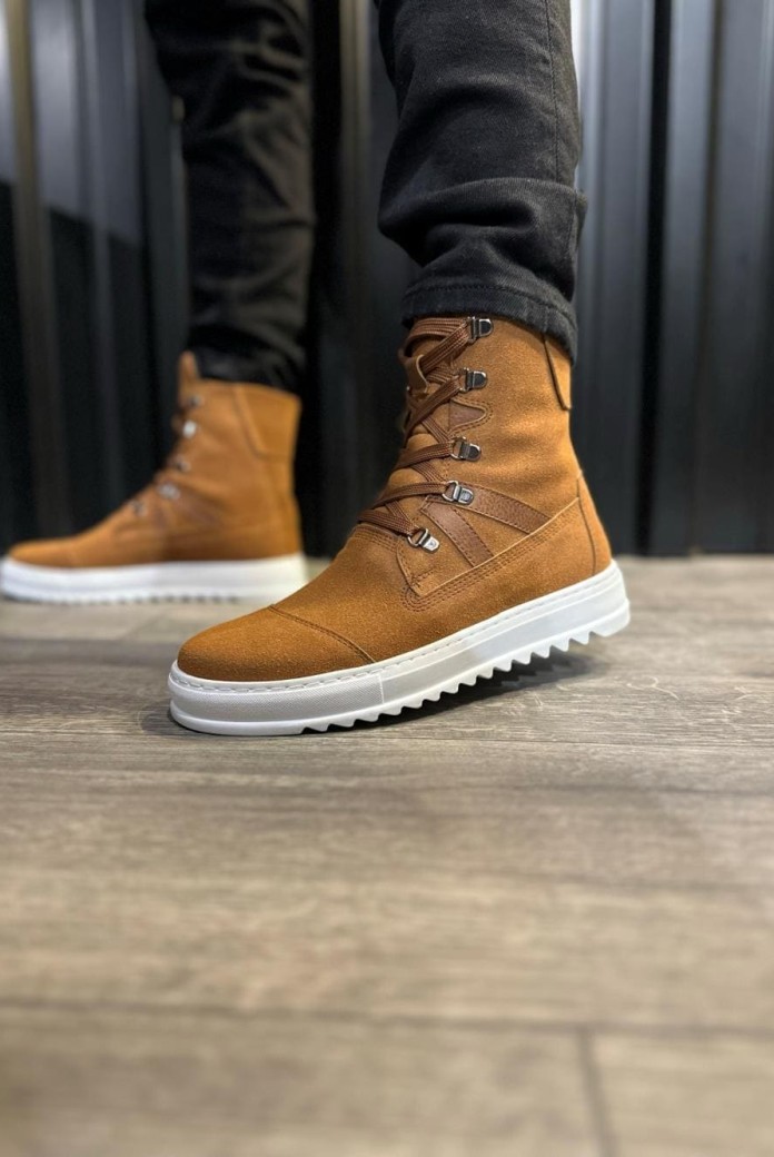 KN-B12 Erkek Spor Günlük Bağcıklı Süet Bot SBT - Taba KN-B12 Erkek Spor Günlük Bağcıklı Süet Bot SBT - Taba