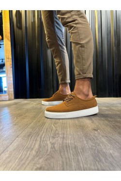 KN077 Erkek Günlük Bağcıklı Süet Spor Sneaker Ayakkabı SBT - Taba KN077 Erkek Günlük Bağcıklı Süet Spor Sneaker Ayakkabı SBT - Taba