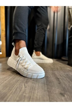 KN1025 Erkek Günlük Bağcıklı Triko Spor Sneaker Ayakkabı TBT - Beyaz KN1025 Erkek Günlük Bağcıklı Triko Spor Sneaker Ayakkabı TBT - Beyaz