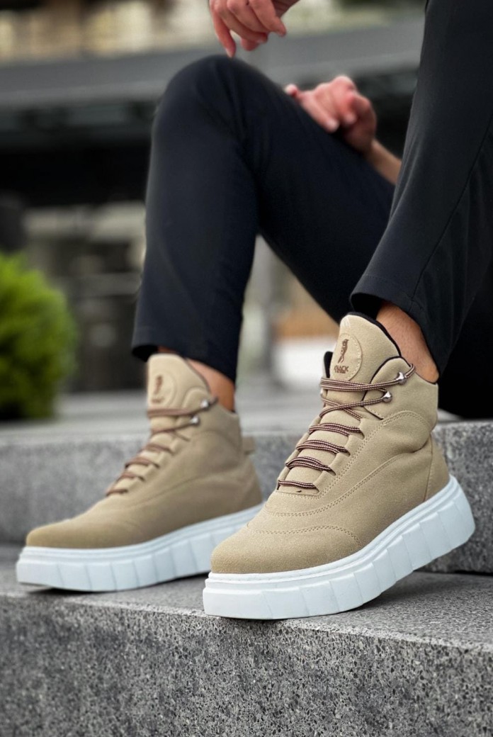 KN104 Erkek Spor Günlük Bağcıklı Süet Bot SBT - Vizon KN104 Erkek Spor Günlük Bağcıklı Süet Bot SBT - Vizon